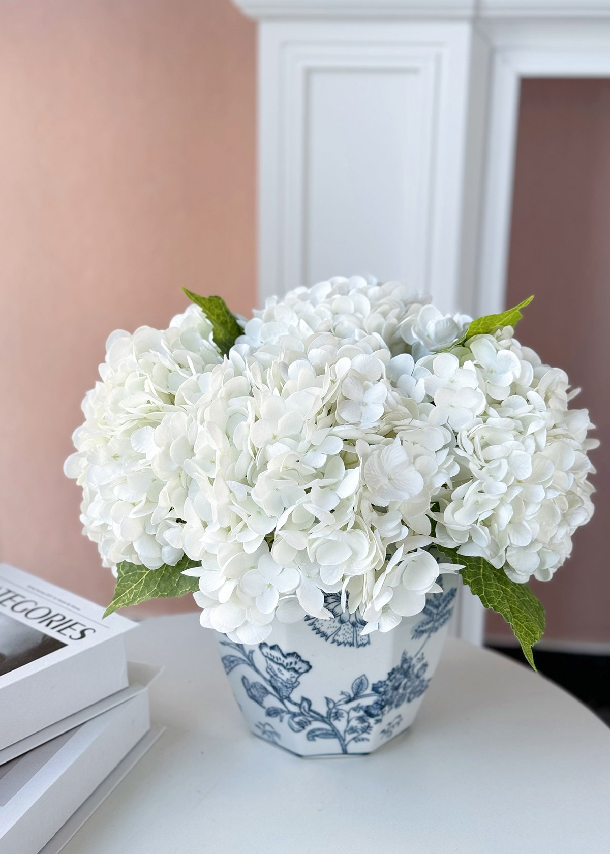 保湿绣球F-白 artificial hydrangeas