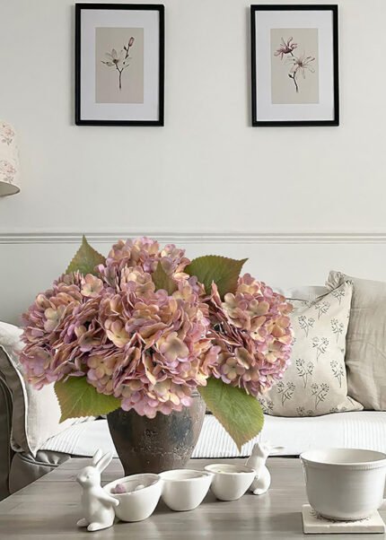 artificial hydrangeas