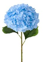 blue silk flowers