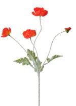 Reddish Orange silk flowers artificial flowers