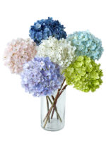 silk flowers in vase
